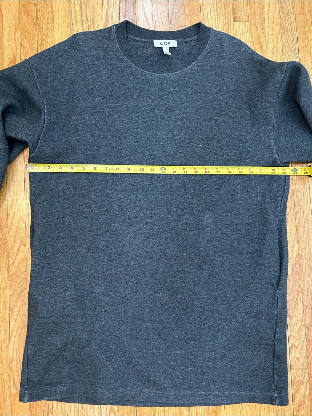 COS Dark Grey Crewneck Sweater Dress - Picture 7 of 8